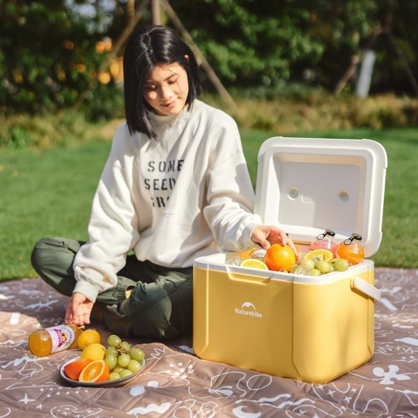 Туристический холодильник Naturehike CNK2450CF012, 18 л, желтый 6975641884453 фото
