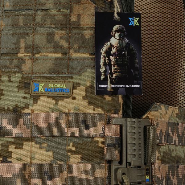 Тактичний жилет - плитоноска (чохол) Ares gen.2 зі швидким бічним і верхнім скиданням піксель (без плит) (00000001961) 2606 фото
