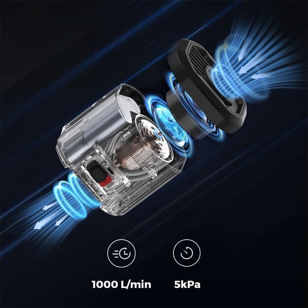 Портативный воздушный насос Flextail Evo Pump 3, 1000 л/мин, оранжевый EP3G1300-OG-i фото