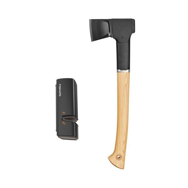 Подарунковий набір Fiskars Norden splitting axe N12 + sharpener SET 1052277 1052277 фото