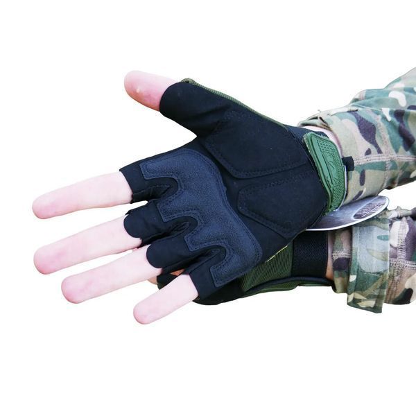Перчатки тактические беспалые Mechanix MXK-2 Олива з-у121 фото
