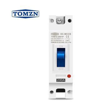 Автоматичний вимикач DC TOMZN TOM7Z-250/1P MCCB 1Р 200A 250V авт.117 фото