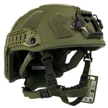 Шолом FAST VELCRO SPECPROM - рівень захисту NIJ IIIA. Олива (00000002665) 4220 фото