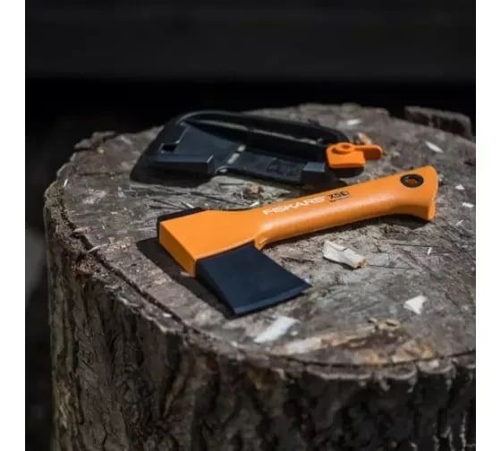 Подарочный набор Fiskars (Топор XXS X5 1015617 + нож + пила) 1057912 1057912 фото