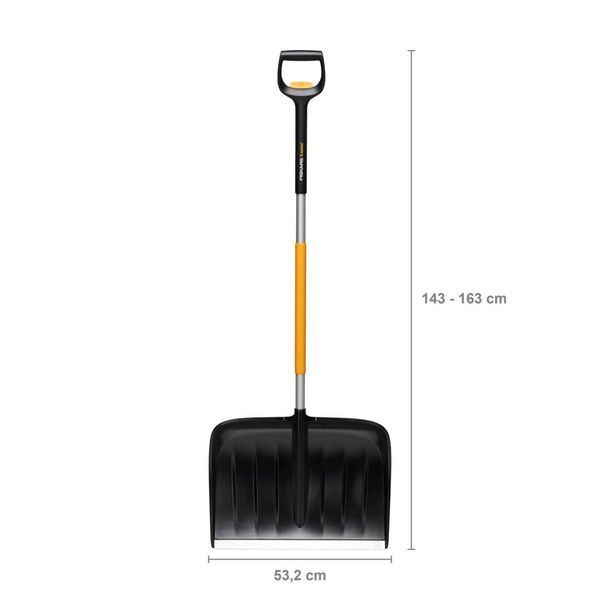 Телескопічний скрепер для прибирання снігу Fiskars X-series (1057189) 1057189 фото