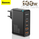 Мережевий зарядний пристрій Baseus GaN2 Pro Quick Charger (100W) чорний CCGAN2P-L02 фото 2