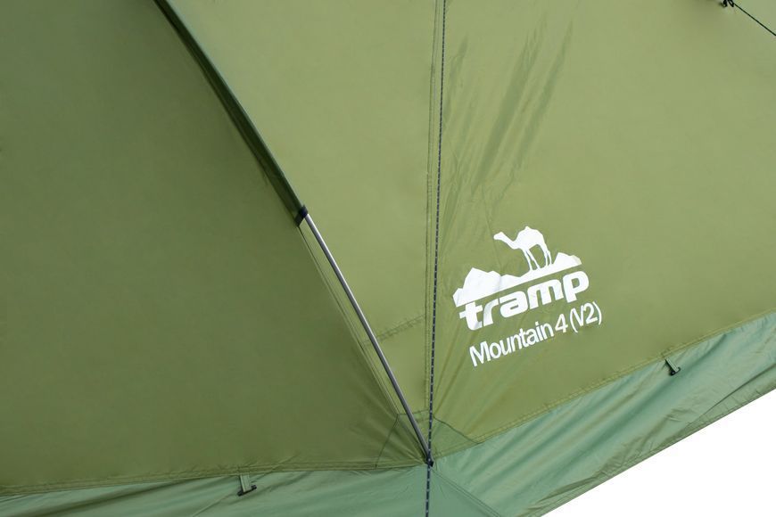 Палатка Tramp Mountain 4 (V2) зеленая (TRT-024-green) TRT-024-green фото