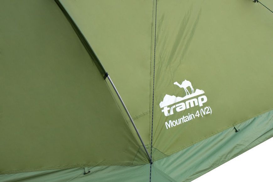 Палатка Tramp Mountain 4 (V2) зеленая (TRT-024-green) TRT-024-green фото