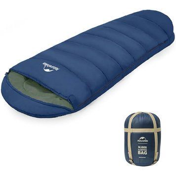 Спальник з капюшоном Naturehike MJ600 CNK2300SD014, темно-блакитний 6976507663977 фото