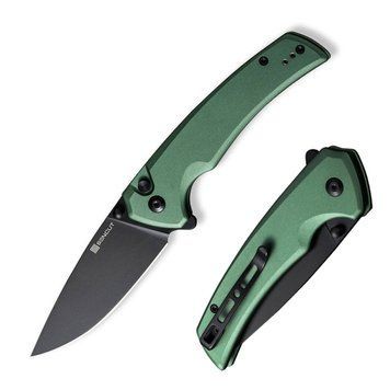 Ніж складаний туристичний Sencut Serene, (8.8 см) D2 / Aluminum зелений S21022B-5 фото