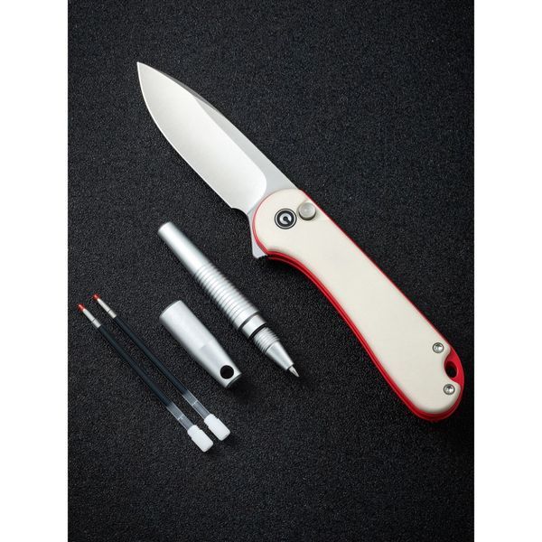 Комплект (нож складной, ручка) Civivi StellarQuill Pen & Button Lock Elementum II Knife Combo Gift Pack C23049 C23049 фото