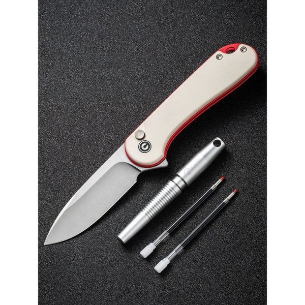Комплект (нож складной, ручка) Civivi StellarQuill Pen & Button Lock Elementum II Knife Combo Gift Pack C23049 C23049 фото