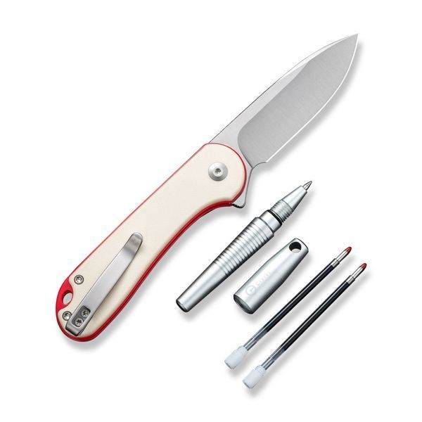 Комплект (нож складной, ручка) Civivi StellarQuill Pen & Button Lock Elementum II Knife Combo Gift Pack C23049 C23049 фото