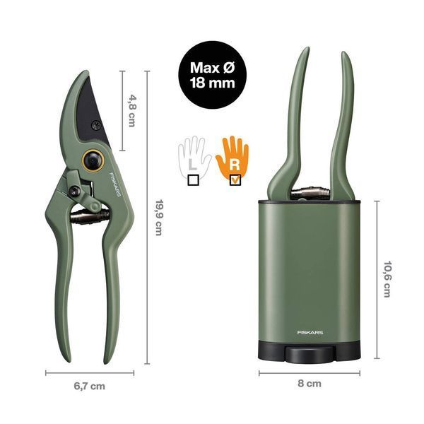 Секатор для комнатных растений Fiskars (1075314) 1075314 фото
