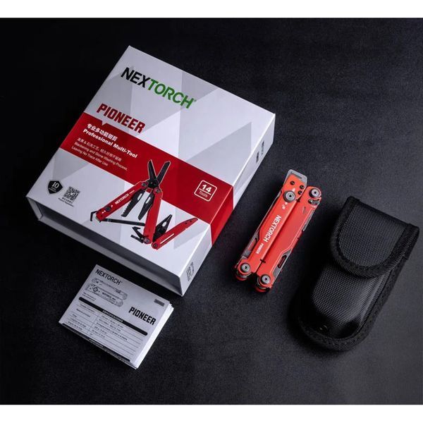 Мультитул Nextorch Pioneer MT20, красный PioneerRD фото