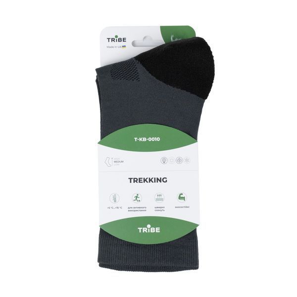 Носки Tribe Trekking T-KB-0010-grey, 38-40 T-KB-0010-grey-38-40 фото