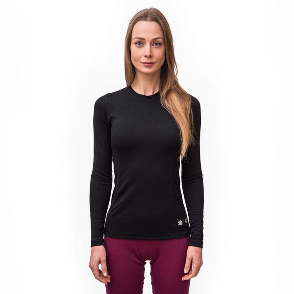Термофутболка жіноча Sensor Merino DF LS black 15100029, SW11M-black-L SW11M-black-L фото