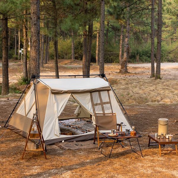 Палатка с навесом Naturehike CNH22ZP029, светлая коричневая 6975641887829 фото