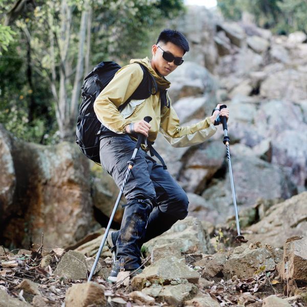 Трекінгова палиця Naturehike CNK2450DS012, 103-120 см, зелена 6927595783528 фото