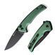 Ніж складаний туристичний Sencut Serene, (8.8 см) D2 / Aluminum зелений S21022B-5 фото 1