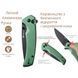 Ніж складаний туристичний Sencut Serene, (8.8 см) D2 / Aluminum зелений S21022B-5 фото 10