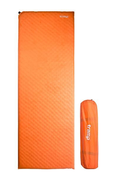 Килимок самонадувний Tramp з можливістю зістібання orange 188x65x5 UTRI-021 UTRI-021 фото
