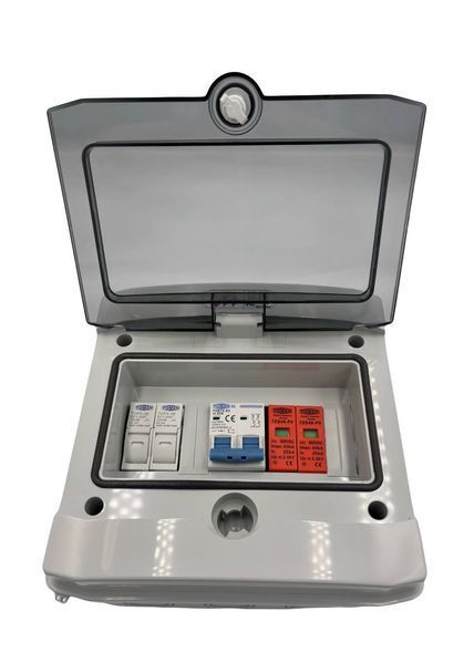 Щит захисту TOMZN на 1 сонячне поле 1 вхід 1 вихід DC IP65 щит.12 фото
