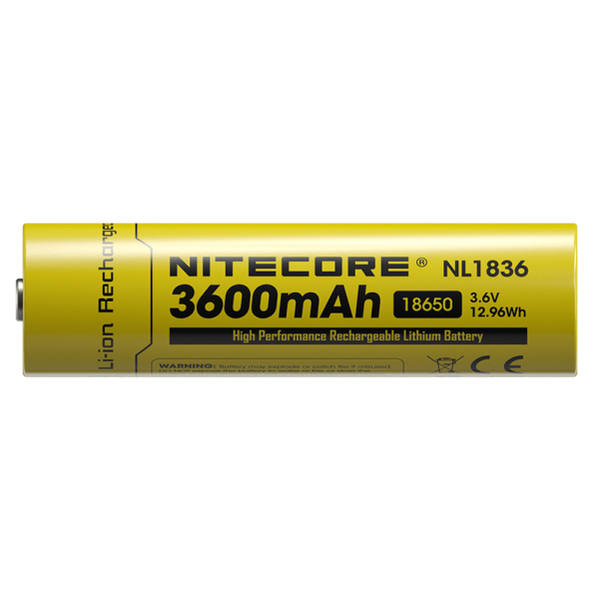 Акумулятор 18650 (3600mAh) Nitecore NL1836 6-1514 фото