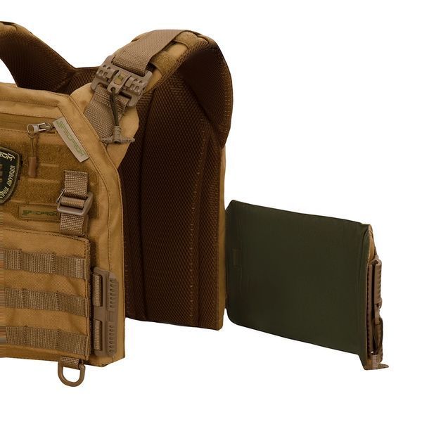 Плитоноска Warmor gen.3 Pro Max XL Койот. Система швидкого скидання. 7 підсумок. (Великого розміру) 4086 фото