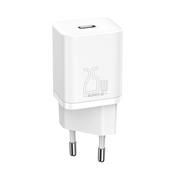 Мережевий зарядний пристрій Baseus Super Si Quick Charger 25W + кабель Type-C 3A (TZCCSUP-L01) TZCCSUP-L01 фото