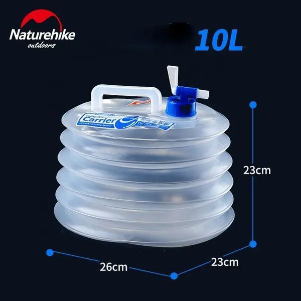 Каністра для води складана Naturehike LDPE4 NH14S002-T, 10 л 6927595721827 фото