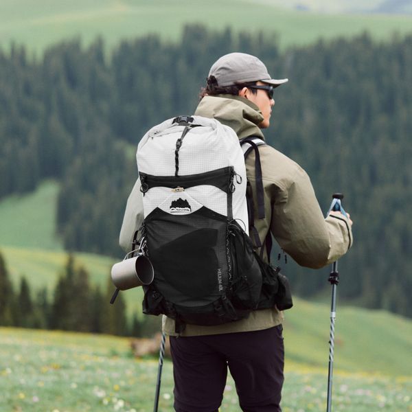 Рюкзак туристический Naturehike Helium CNK2450XB016, 40 л, белый, L 6927595796979 фото