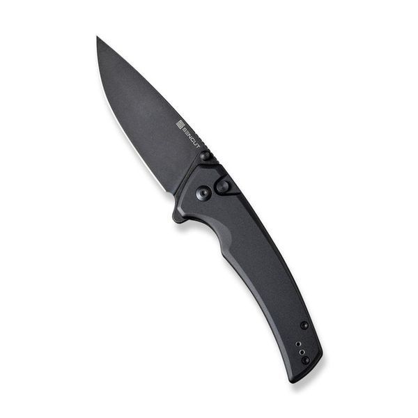 Ніж складаний туристичний Sencut Serene, (8.8 см) D2 / Aluminum чорний S21022B-1 фото