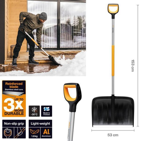 Скрепер для прибирання снігу Fiskars X-series &trade; (1057178) 1057178 фото