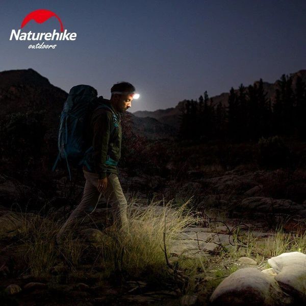 Ліхтар налобний Naturehike NH18T001-A, блакитний 6927595735138 фото