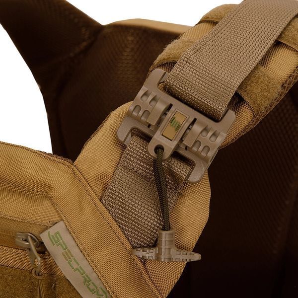 Плитоноска Warmor gen.3 Pro Max XL Койот. Система швидкого скидання. 7 підсумок. (Великого розміру) 4086 фото