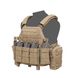 Плитоноска Yakeda VT-6031-6 полиэстэр 600D с системой MOLLE с подсумками Койот VT-6031-CP фото 1