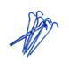 Колы с крючком алюминиевые Naturehike NH15A008-I, 16 см, голубой (8 шт) 6927595717806B фото 1