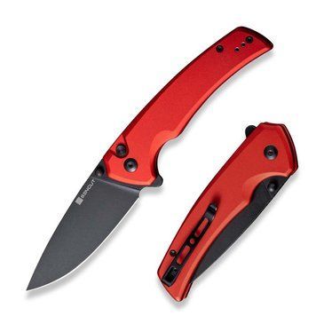 Ніж складаний туристичний Sencut Serene, (8.8 см) D2 / Aluminum червоний S21022B-2 фото