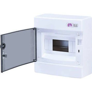 Щит зовнішній розподільчий ECT 8PT 8 модулів (прозорі двері) IP-40 ETI авт.110 фото