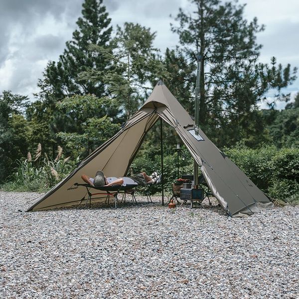 Палатка с острой верхушкой Naturehike CNK2300ZP025, коричневая 6976023922534 фото