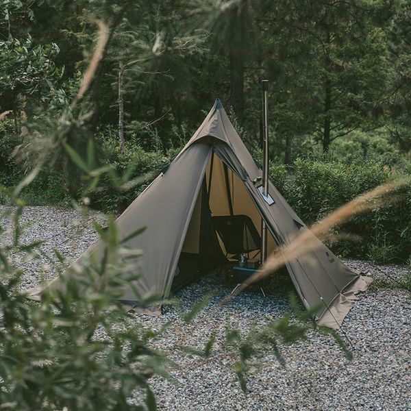 Палатка с острой верхушкой Naturehike CNK2300ZP025, коричневая 6976023922534 фото