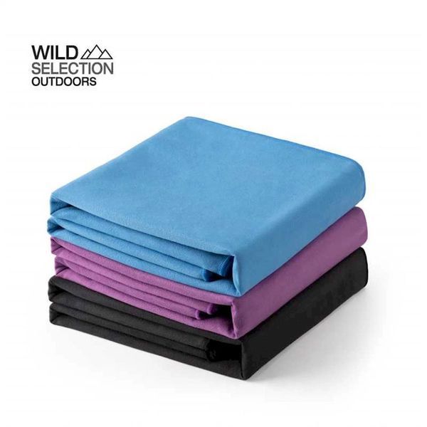 Рушник антибактеріальний швидковисихаючий Fitness Naturehike NH20FS009, 160*80, чорний 6927595749982 фото