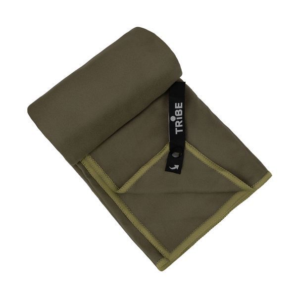 Рушник з мікрофібри Tribe Pocket Towel 75х150 см T-LC-0001-XL, army-green T-LC-0001-XL-army-green фото