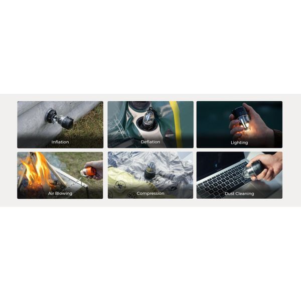 Насос-фонарь кемпинговый Flextail Max Pump 3, белый MP3G650-WT-i фото