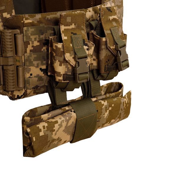 Плитоноска Warmor gen.3 Pro Max XL Піксель ММ14. Система швидкого скидання. 7 підсумок. (Великого розміру) 4087 фото