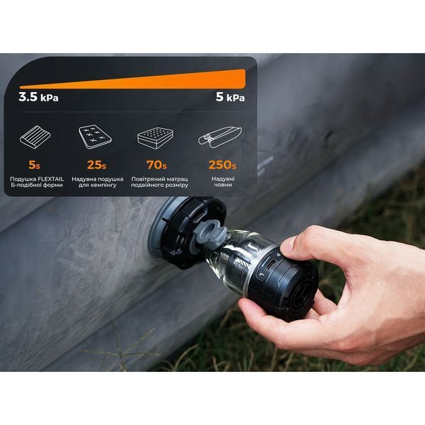 Насос-фонарь кемпинговый Flextail Max Pump 3, белый MP3G650-WT-i фото