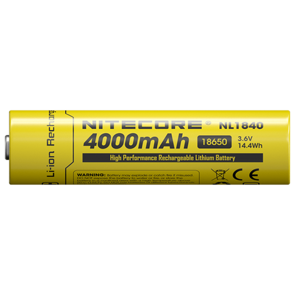 Акумулятор 18650 (4000mAh) Nitecore NL1840 6-1530 фото
