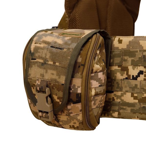 Плитоноска Warmor gen.3 Pro Max XL Піксель ММ14. Система швидкого скидання. 7 підсумок. (Великого розміру) 4087 фото