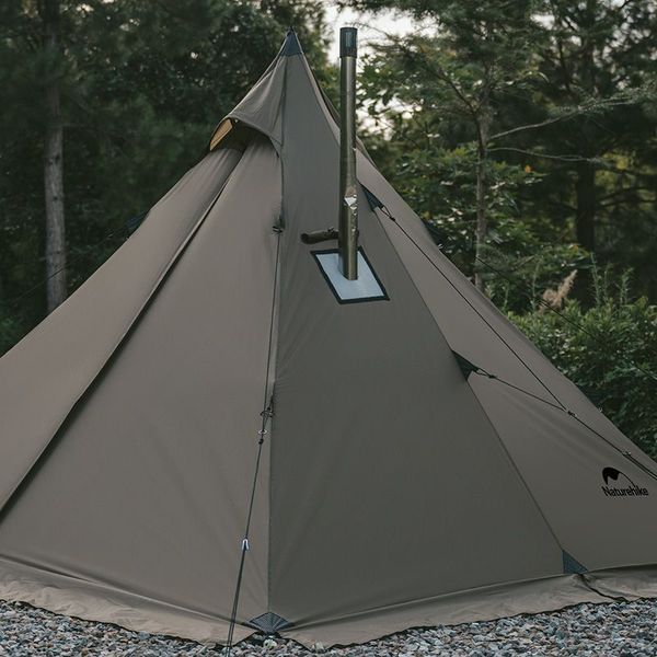 Палатка с острой верхушкой Naturehike CNK2300ZP025, коричневая 6976023922534 фото